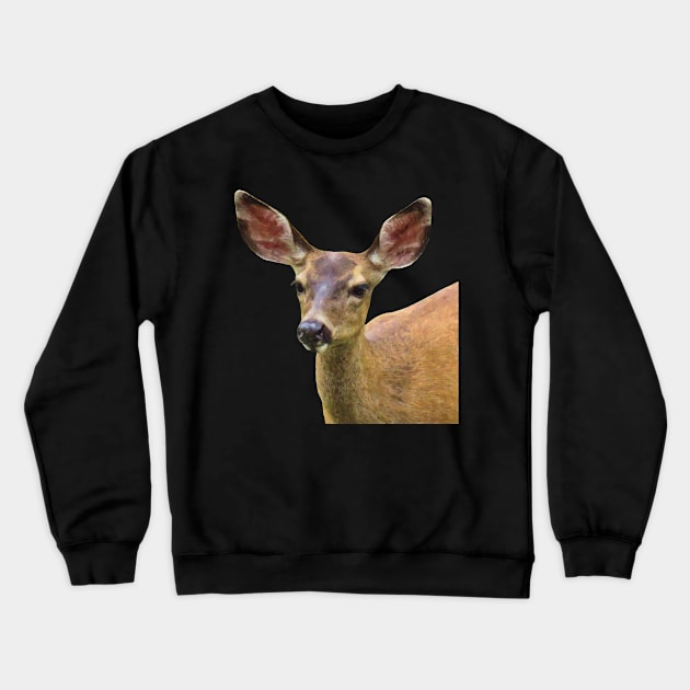 Gentle Deer Crewneck Sweatshirt by Griffelkinn